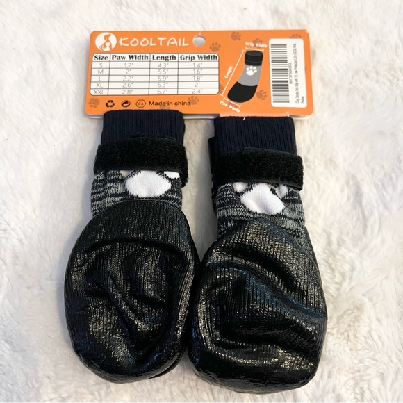 NWT KOOLTAIL Dog Socks Anti Slip Traction Control Waterproof Paw Protector Large - Picture 11 of 12